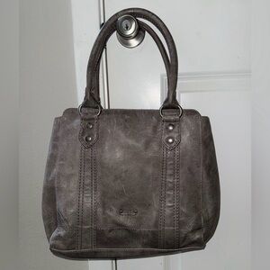 Frye “Melissa” Gray Leather Tote
